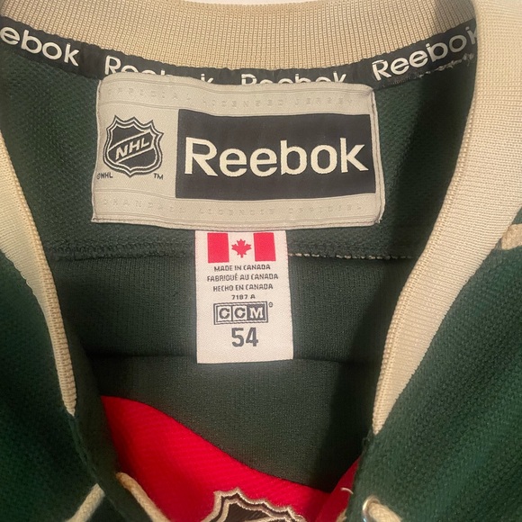 Reebok Green and Red NHL Jersey - Picture 2 of 4